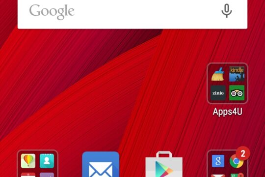 ZenFone 2 Laserのプリインアプリとホーム画面をチェック